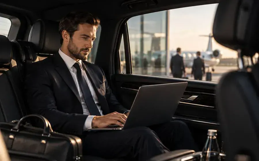 Chauffeur privé pour déplacements professionnels et congrès